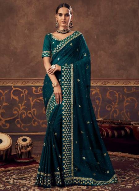 Morpich Colour Nihaara Kavira New Latest Designer Ethnic Wear Chiffon Saree Collection 4808